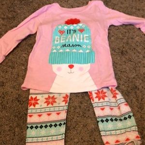 Carters like new outfit. 5 top and 4t bottoms